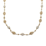 ミキモト MIKIMOTO パール ネックレス K18イエローゴールド アコヤ真珠 レディース【中古】【Aランク】