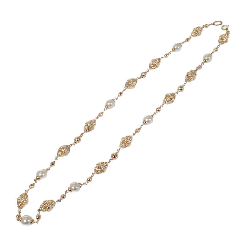 ミキモト MIKIMOTO パール ネックレス K18イエローゴールド アコヤ真珠 レディース【中古】【Aランク】