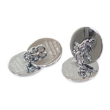 エルメス HERMES セリエ カフリンクス カフス メタル シルバー メンズ【中古】【ABランク】