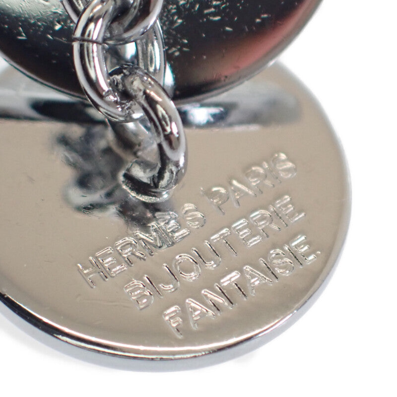 エルメス HERMES セリエ カフリンクス カフス メタル シルバー メンズ【中古】【ABランク】