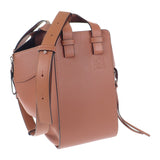 ロエベ LOEWE ハンモックバッグ スモール 387.30.S35 2WAYバッグ ハンドバッグ ショルダーバッグ クラシックカーフ タン レディース【中古】【Aランク】
