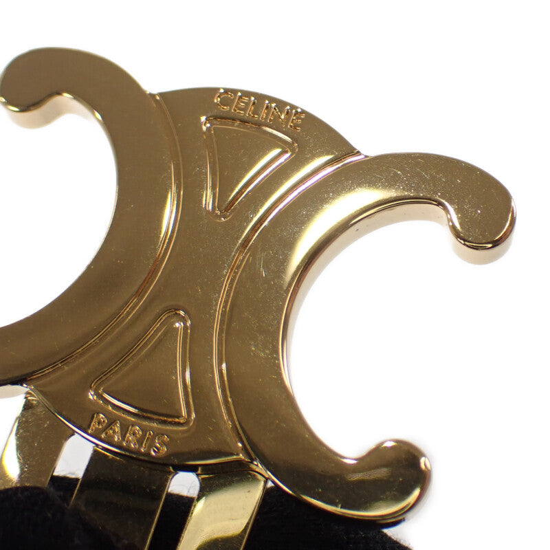 【中古】セリーヌ CELINE スナップ ヘアクリップ 2つセット 46Z656BSL.35OR ヘアアクセサリー メタル ブラス&スチール ゴールドフィニッシュ レディース【Aランク】