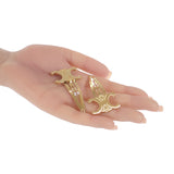 【中古】セリーヌ CELINE スナップ ヘアクリップ 2つセット 46Z656BSL.35OR ヘアアクセサリー メタル ブラス&スチール ゴールドフィニッシュ レディース【Aランク】