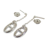 エルメス HERMES ファランドールMM H108618B00 ピアス シルバー925 レディース【中古】【Aランク】