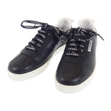 シャネル CHANEL ココマーク レザー 38 G34085 スニーカー カーフスキン ブラック 25cm レディース【中古】【SAランク】