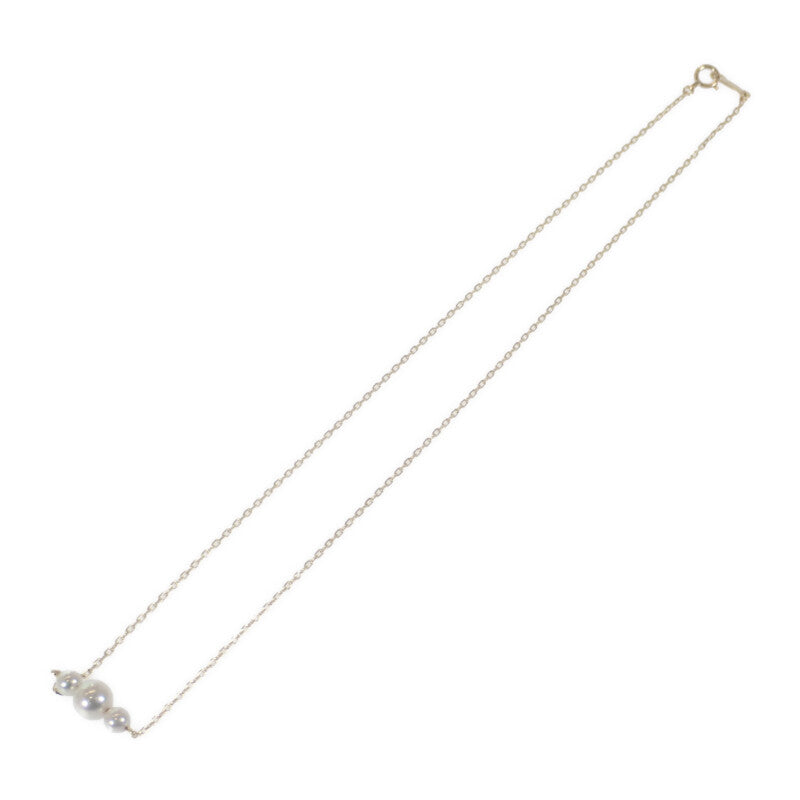 ミキモト MIKIMOTO パール ネックレス K18イエローゴールド アコヤ真珠 ゴールド レディース【中古】【Aランク】