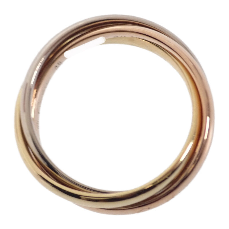 カルティエ CARTIER トリニティリング SM 8号 48 B4235148 リング K18イエローゴールド K18ピンクゴールド K18ホワイトゴールド レディース【中古】【Aランク】