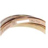 カルティエ CARTIER トリニティリング SM 8号 48 B4235148 リング K18イエローゴールド K18ピンクゴールド K18ホワイトゴールド レディース【中古】【Aランク】
