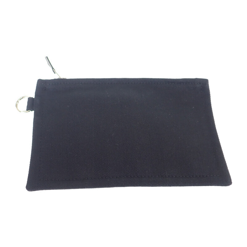 【中古】エルメス HERMES ヴァルパライソPM 2005年 ワールドフェスティバル限定 ハンドバッグ レザー トワルシェブロン ブラック シルバー金具 レディース【Aランク】