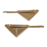 プラダ PRADA メタルバレッタ 1IF169 ヘアアクセサリー メタル プレックス トータスカラー ゴールド レディース【中古】【Aランク】