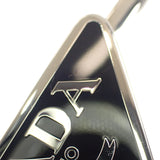 プラダ PRADA ヘアピン 1IF051 ヘアアクセサリー メタル ブラック シルバー レディース【中古】【Aランク】