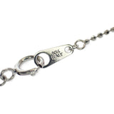 【中古】 K14WG デザイン ジュエリー クロス ネックレス K14ホワイトゴールド ダイヤモンド レディース【Aランク】