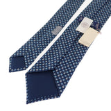 エルメス HERMES シルクツイル タイ ネクタイ シルク ネイビー アニマル柄 メンズ【中古】【SAランク】