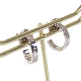 カルティエ CARTIER ラブ フープ イヤリング スモール B8028900 ピアス K18ホワイトゴールド レディース【中古】【Aランク】