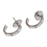 カルティエ CARTIER ラブ フープ イヤリング スモール B8028900 ピアス K18ホワイトゴールド レディース【中古】【Aランク】