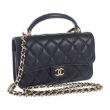 シャネル CHANEL マトラッセ フラップフォンケース AP3226 2WAYバッグ ショルダーバッグ ラムスキン ブラック ゴールド金具 レディース【中古】【Aランク】