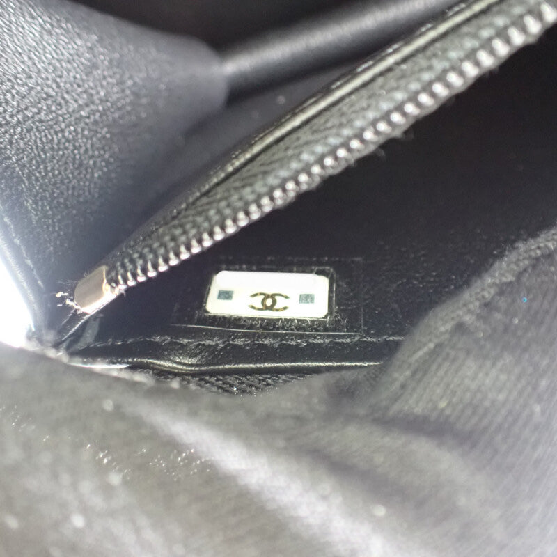香奈兒 CHANEL Matelasse 翻蓋手機包 AP3226 2WAY包 肩背包 羊皮 黑色 金色五金 女士【中古】【A級品】