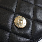 シャネル CHANEL マトラッセ フラップフォンケース AP3226 2WAYバッグ ショルダーバッグ ラムスキン ブラック ゴールド金具 レディース【中古】【Aランク】