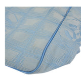 シャネル CHANEL ニュートラベルライントート PM トートバッグ ナイロン レザー ブルー レディース【中古】【Bランク】