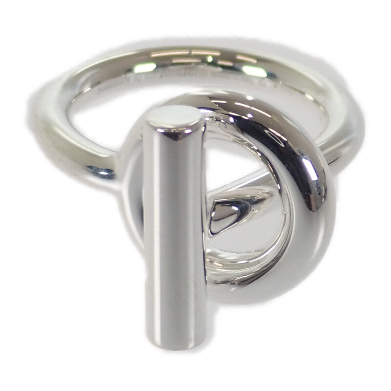 愛馬仕 HERMES Echappee MM 13號 H103658B00053 戒指 銀925 銀色 53 女款 男款【中古】【A級品】
