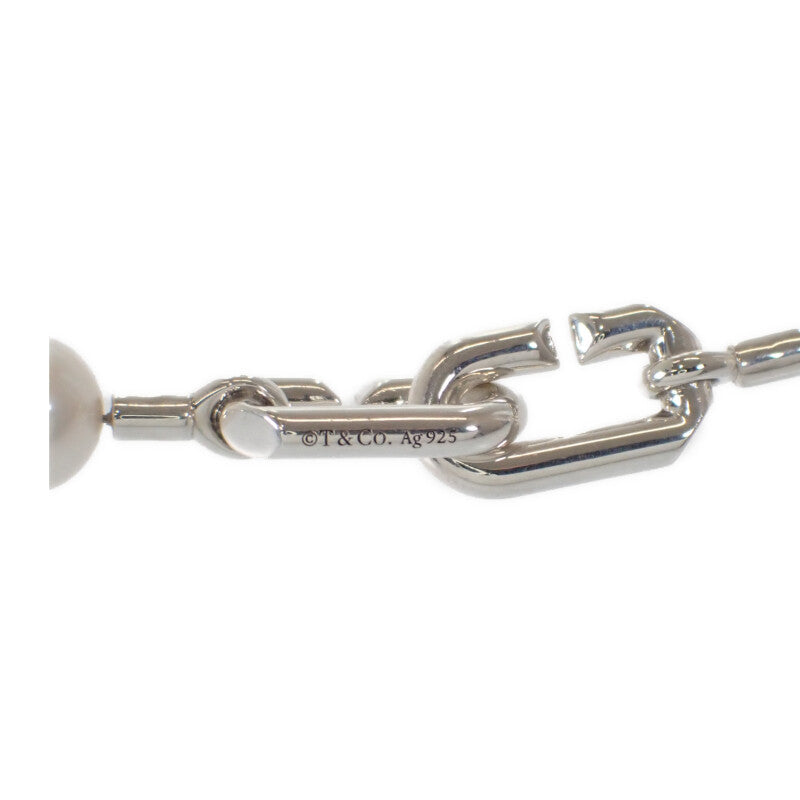 ティファニー TIFFANY&Co. ハードウェアパールボール 64048201 ネックレス シルバー925 フレッシュウォーターパール レディース【中古】【Aランク】