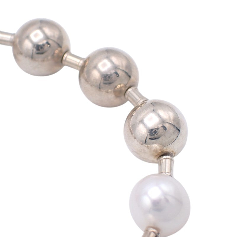 ティファニー TIFFANY&Co. ハードウェアパールボール 64048201 ネックレス シルバー925 シルバー ホワイト フレッシュウォーターパール レディース【中古】【Aランク】