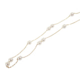 【中古】タサキ TASAKI 淡水パール ネックレス K18イエローゴールド レディース【Aランク】