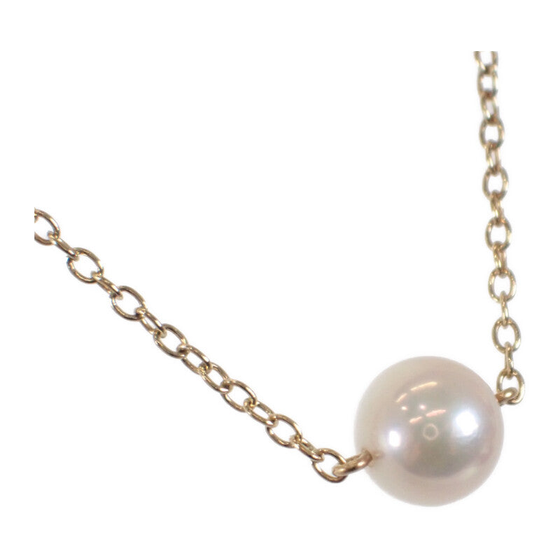 ミキモト MIKIMOTO パール ネックレス K18イエローゴールド アコヤ真珠 レディース【中古】【Aランク】