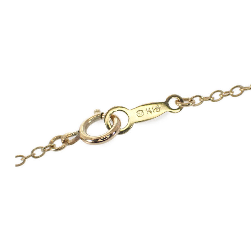 MIKIMOTO 御木本 珍珠項鍊 18K黃金 養殖珍珠 金色 女士 【中古】【A級品】