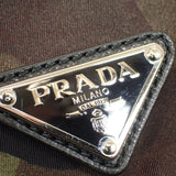 プラダ PRADA バックパック BZ0032_ZSR_F0334 リュック・デイパック ナイロン レザー テスートカモフラ カーキ レディース メンズ【中古】【ABランク】