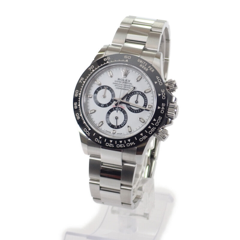 【商談中/対象者以外注文不可】ロレックス ROLEX デイトナ 116500LN 腕時計 ステンレススチール セラミック 自動巻き ホワイト文字盤 メンズ【中古】【Aランク】