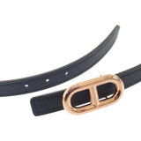エルメス HERMES マイヨンH H010751UDZ2 ベルト リバーシブル レザー メタル ブラック エトゥープ 70 レディース【中古】【Aランク】
