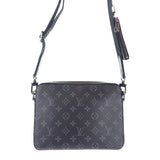 【中古】ルイヴィトン LOUIS VUITTON トリオ・メッセンジャー M69443 ショルダーバッグ モノグラムエクリプス ブラック シルバー金具 メンズ【Aランク】