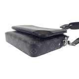 【中古】ルイヴィトン LOUIS VUITTON トリオ・メッセンジャー M69443 ショルダーバッグ モノグラムエクリプス ブラック シルバー金具 メンズ【Aランク】