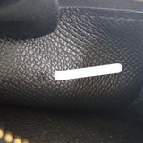 【中古】エルメス HERMES ベアン コンビネコンパクト 三つ折り財布 ヴォーマダム ブラック W刻印 ゴールド金具 レディース【SAランク】