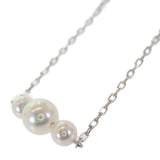ミキモト MIKIMOTO パール ペンダント ネックレス アコヤ真珠 K18ホワイトゴールド レディース【中古】【Aランク】