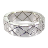 シャネル CHANEL マトラッセ 15号 リング K18ホワイトゴールド 55 メンズ レディース【中古】【Aランク】