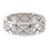 シャネル CHANEL マトラッセ 15号 リング K18ホワイトゴールド 55 メンズ レディース【中古】【Aランク】