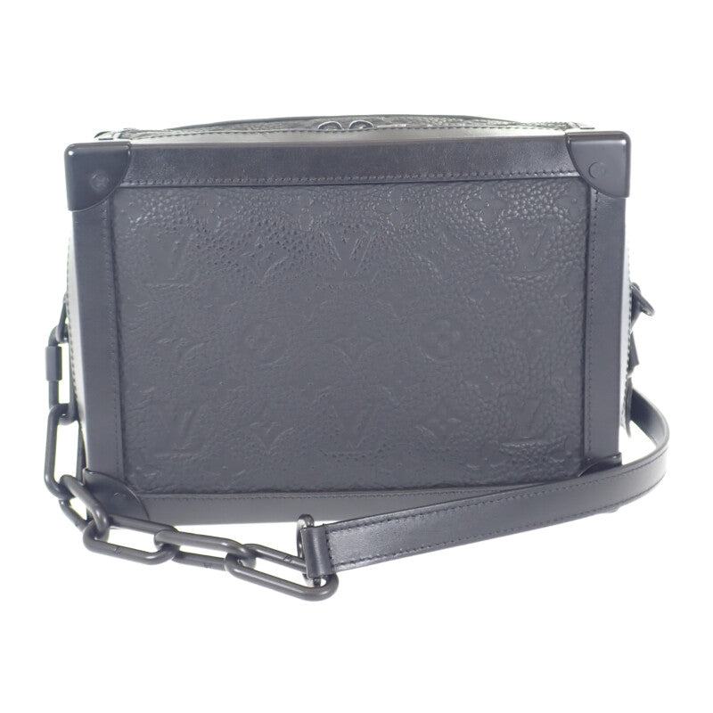 ルイヴィトン LOUIS VUITTON ソフトトランク M55700 ショルダーバッグ トリヨンモノグラム ブラック メンズ【中古】【ABランク】