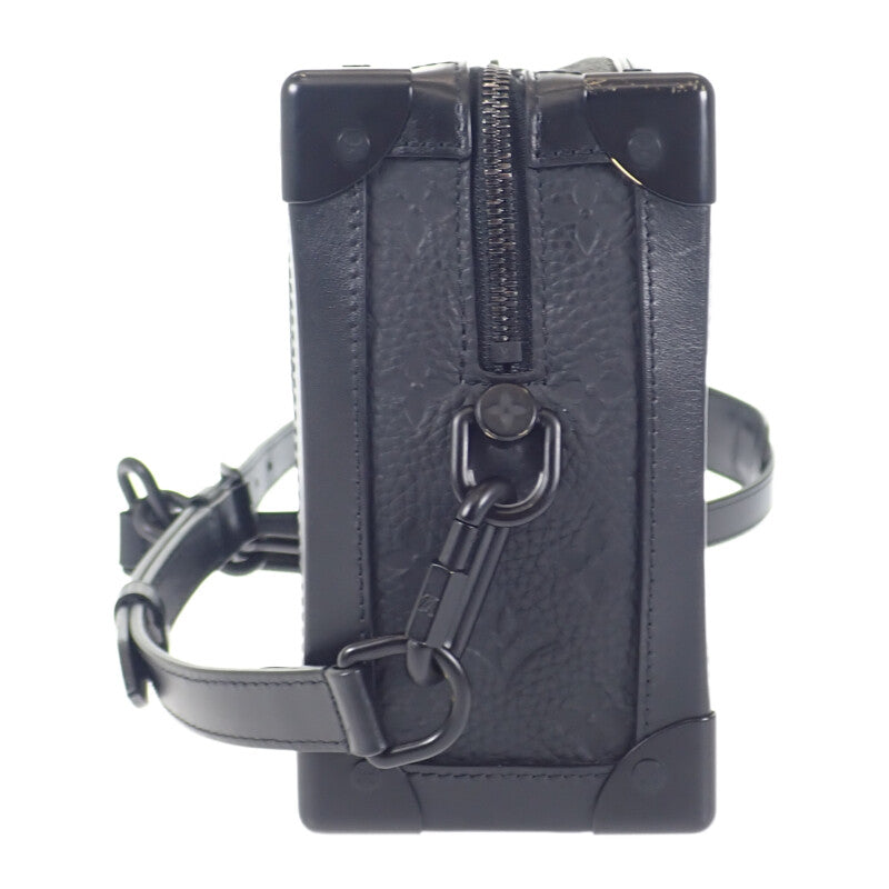 ルイヴィトン LOUIS VUITTON ソフトトランク M55700 ショルダーバッグ トリヨンモノグラム ブラック メンズ【中古】【ABランク】