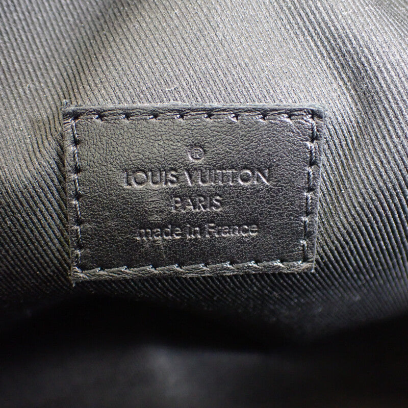 ルイヴィトン LOUIS VUITTON ソフトトランク M55700 ショルダーバッグ トリヨンモノグラム ブラック メンズ【中古】【ABランク】