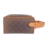 【中古】ルイヴィトン LOUIS VUITTON ロッカー ドップ・キット M11765 モノグラム ハンドバッグ モノグラム・ダストキャンバス ゴールド金具 レディース メンズ ユニセックス【Aランク】