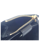 【中古】プラダ PRADA コンパクトウォレット 1ML047 二つ折り財布 サフィアーノ ブラック ゴールド金具 レディース メンズ【Aランク】