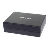 【中古】プラダ PRADA コンパクトウォレット 1ML047 二つ折り財布 サフィアーノ ブラック ゴールド金具 レディース メンズ【Aランク】