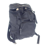 プラダ PRADA Re-Nylon バックパック 1BZ039 リュック・デイパック ナイロン ブラック シルバー金具 メンズ レディース【中古】【Aランク】