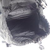 プラダ PRADA Re-Nylon バックパック 1BZ039 リュック・デイパック ナイロン ブラック シルバー金具 メンズ レディース【中古】【Aランク】