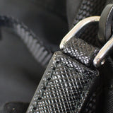 プラダ PRADA Re-Nylon バックパック 1BZ039 リュック・デイパック ナイロン ブラック シルバー金具 メンズ レディース【中古】【Aランク】