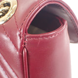 グッチ GUCCI GGマーモント ミニ 446744AADPJ6207 ショルダーバッグ レザー ロッソアンコーラ ボルドー レディース【中古】【Aランク】