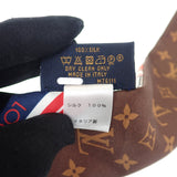 ルイヴィトン LOUIS VUITTON バンドーBB プリヴェ M76111 モノグラム スカーフ シルク ブラウン マルチカラー レディース【中古】【Aランク】