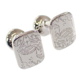 ベルルッティ Berluti カリグラフィー カフリンクス カフス シルバー925 メンズ【中古】【ABランク】